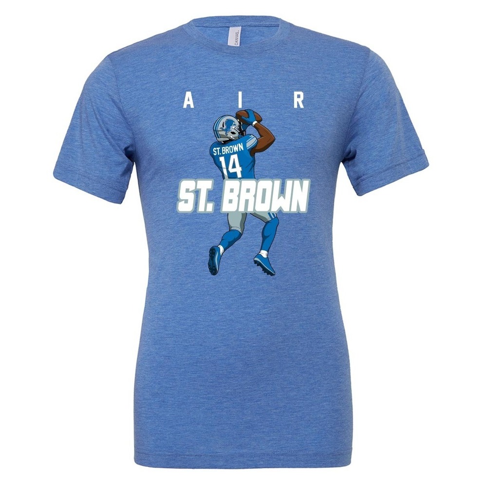 TRIBLEND Amon Ra St Brown Air Lions Shirt